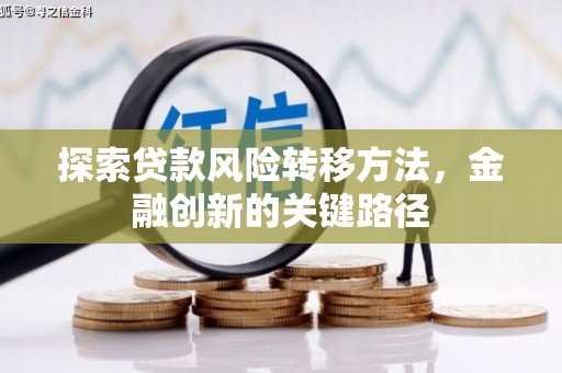 肃北探索贷款风险转移方法，金融创新的关键路径