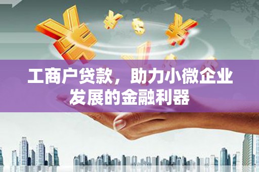 肃北工商户贷款，助力小微企业发展的金融利器
