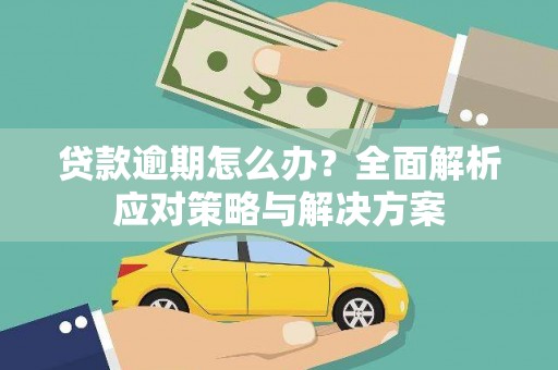 肃北贷款逾期怎么办？全面解析应对策略与解决方案