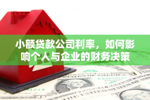 肃北小额贷款公司利率，如何影响个人与企业的财务决策