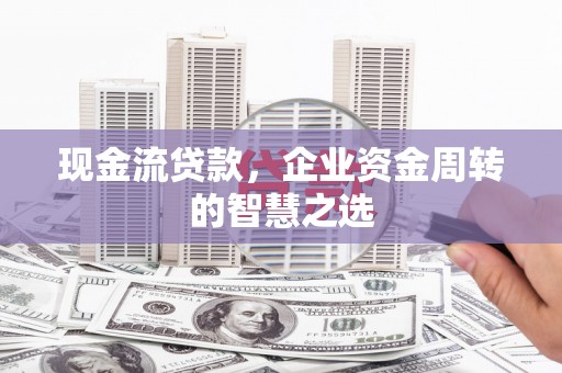肃北现金流贷款，企业资金周转的智慧之选