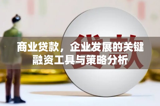 肃北商业贷款，企业发展的关键融资工具与策略分析