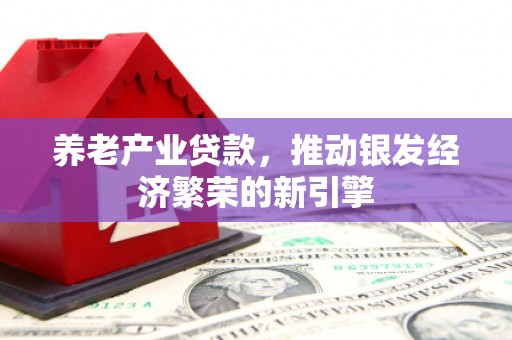 肃北养老产业贷款，推动银发经济繁荣的新引擎