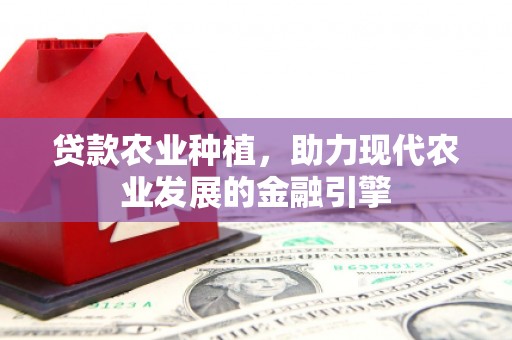 肃北贷款农业种植，助力现代农业发展的金融引擎