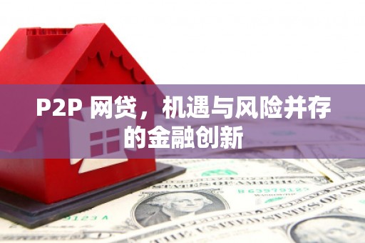 肃北P2P 网贷，机遇与风险并存的金融创新