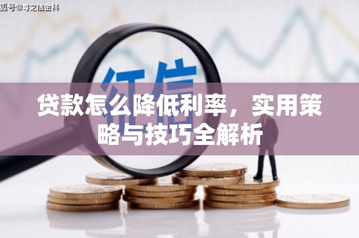 肃北贷款怎么降低利率，实用策略与技巧全解析
