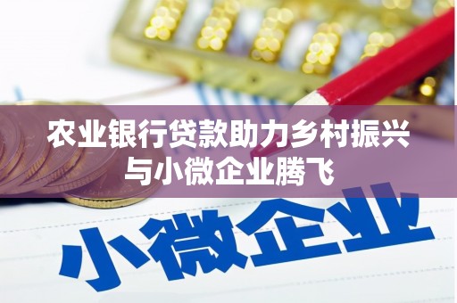 肃北农业银行贷款助力乡村振兴与小微企业腾飞